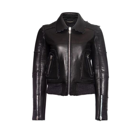 Philipp Plein Quilted leather jacket